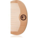 Bulldog Original Beard Comb pieptene din lemn pentru barba Peach Wood 10,4 cm 1 buc, Bulldog