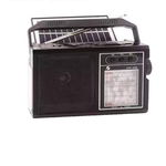 Radio Portabil FM/AM/SW, Bluetooth, USB/TF, Lanterna, Panou Solar, Antena Telescopica, Retro Style, Negru, 