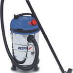 Aspirator de atelier pentru aspirare uscata si umeda 1400W - Dedra, Dedra