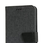 Protectie Book cover Just Must Linen JMLNIP10LBK, pentru Huawei P10 Lite (Negru)