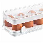 Tescoma Purity Doza sănătoasă pentru frigider, 10 ouă, Tescoma