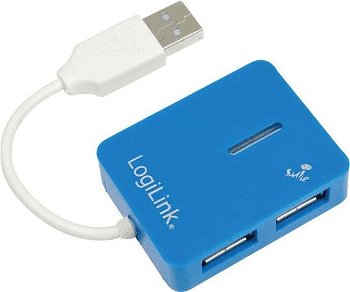 Hub Logilink UA0136, 4 porturi,USB 2.0, Blue, LogiLink