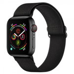 Curea Tech-Protect Mellow compatibila cu Apple Watch 4/5/6/7/8/SE/Ultra 42/44/45/49mm Black