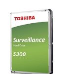 HDD Video Surveillance TOSHIBA 4TB S300 SMR, 3.5'', 256MB, 5400RPM, SATA, TBW: 180
