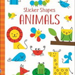 Sticker Shapes Animals (Usborne Mini Books)