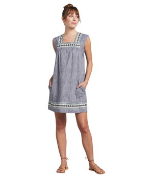 Imbracaminte Femei Faherty Hailee Dress Navy Jacquard, Faherty