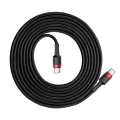 Cablu Date si Incarcare USB-C - USB-C Baseus Cafule, 60W, 2m, Rosu CATKLF-H91, Baseus
