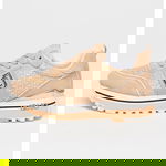 Liu Jo, Pantofi sport de piele ecologica cu logo, Alb fildes