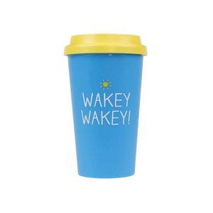 Cana de calatorie Happy Jackson Wakey Wakey - albastru
