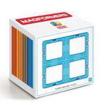 Joc magnetic de constructie Super Square Set, 12 piese in forma de patrat, Magformers, 