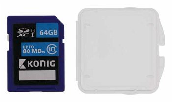Card de memorie Konig SDXC clasa 10, 64GB