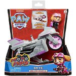 Spin Master Paw Patrol Moto Pups Skyes Motorcycle Toy Vehicle (Pink/Grey with Toy Figure), Spinmaster