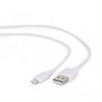 Cablu Gembird USB la iPhone Lightning 2m Alb cc-usb2-amlm-2m-w