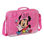 ghiozdan de școală Minnie Mouse Lucky Roz 38 x 28 x 6 cm, Minnie Mouse