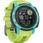 Smartwatch Instinct 2s Surf Edition, Smartwatch (dark grey/turquoise), Garmin