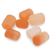 Selenit orange slefuit manual - 25-30mm, StoneMania Bijou