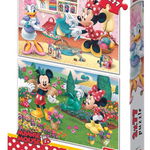 Dino Toys Puzzle 2 in 1 - Minnie la treaba (77 piese)