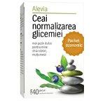 Alevia Ceai normalizarea glicemiei, 40 plicuri, ALEVIA