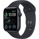 Smartwatch Watch SE 2 GPS 44mm Aluminiu Midnight si Curea Sport M/L Midnight Neagra