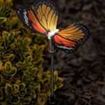 Lampa solara LED de gradina 2buc/set 65cm model fluture, 