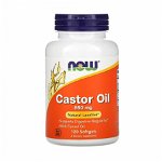 Castor Oil (Ulei de Ricin), 650mg, Now Foods, 120 softgels