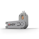 Cheie pentru blocarea portului USB-A (L40463 & L40453) Orange, Lindy L40623, Lindy