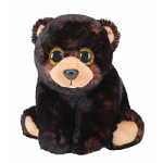 Jucarie de plus TY - Beanie Babies, Kodi, ursul negru, 24 cm