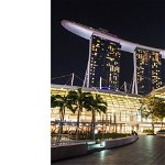 Fototapet City70 Marina Bay Sands Singapore, 250 x 200 cm - Blueback MAT, Blueback MAT