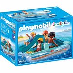 Playmobil-Familie cu hidrobicicleta