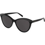 Saint Laurent, Ochelari de soare cat-eye cu lentile uni, Negru, 57-15-145