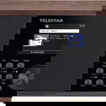 Radio DAB + si internet, Telestar DIRA M14i, USB, Negru/Maro