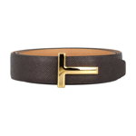 Tom Ford TOM FORD T icon reversible leather belt CHOCOLATE/ALMOND, Tom Ford