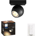 Spot luminos unic philips hue buckram, zigbee light link, bluetooth, gu10, 8718696175743