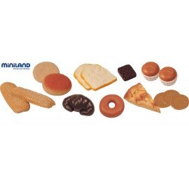 Set 15 Figurine Produse de cofetarie - Miniland ml30583