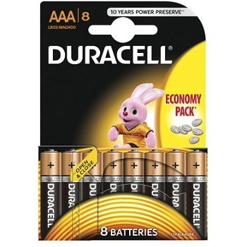 Basic, baterie AAA LR03, 8buc, DURACELL