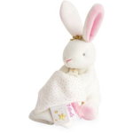 Doudou Gift Set Bunny Rabbit jucărie de pluș pentru nou-nascuti si copii White Rabbit 1 buc, Doudou