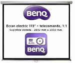 Ecran de proiectie Benq electric 113inchi 1 1 5j.bqe11.113