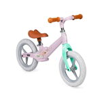 Bicicleta de echilibru, MoMi, ULTI Pink, Fara pedale, Albastru, Reglabila, Cadru usor din magneziu, Roti cauciucate, Absorbtie a socurilor, Sarcina maxima 30 kg, Momi
