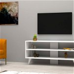 Comoda TV, Puqa Design, One, 120x50x29.6 cm, PAL, Alb, Puqa Design