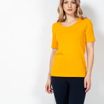 Tricou basic din bumbac 23ALN45016, FARA BRAND