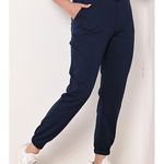 Pantaloni Dama Bela Navy Plus Size