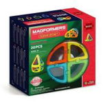Joc magnetic de constructie Curve Set Curbe, 20 piese, Magformers, 
