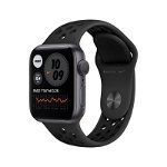 Apple Watch Nike SE, GPS, Carcasa Space Gray Aluminium 40mm, Anthracite/Black Nike Sport Band