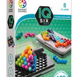 Smart Games - IQ Six Pro, joc de logica cu 120 de provocari, 8+ ani, Smart Games