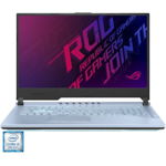 Laptop Gaming ASUS ROG Strix G G731GT cu procesor Intel® Core™ i5-9300H pana la 4.10 GHz, 17.3", Full HD, 8GB, 256GB SSD, NVIDIA® GeForce® GTX 1650 4GB, Free DOS, Glacier Blue