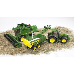 Bruder - Combina Agricola John Deere T670I, BRUDER