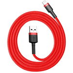 Baseus Cafule USB Lightning cable 2.4A 1m (black + red), Baseus