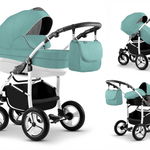 Carucior Mikado City Star S-Line 3 in 1 culoare 216 Menta