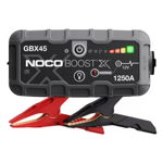 Robot de pornire Jump Starter auto 12 V Noco Genius GBX45 BOOST Plus, Lithium, 1250 A, Powerbank si Lanterna, Noco