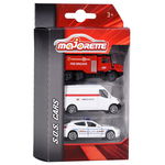 Set 3 masinute Majorette - S.O.S. Cars, 7.5 cm